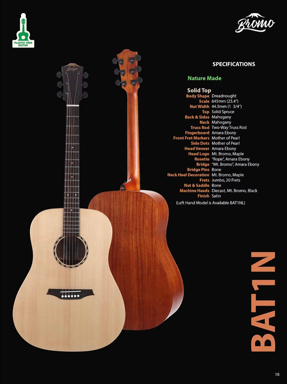 BAT1N Bromo Guitars Tahoma Series