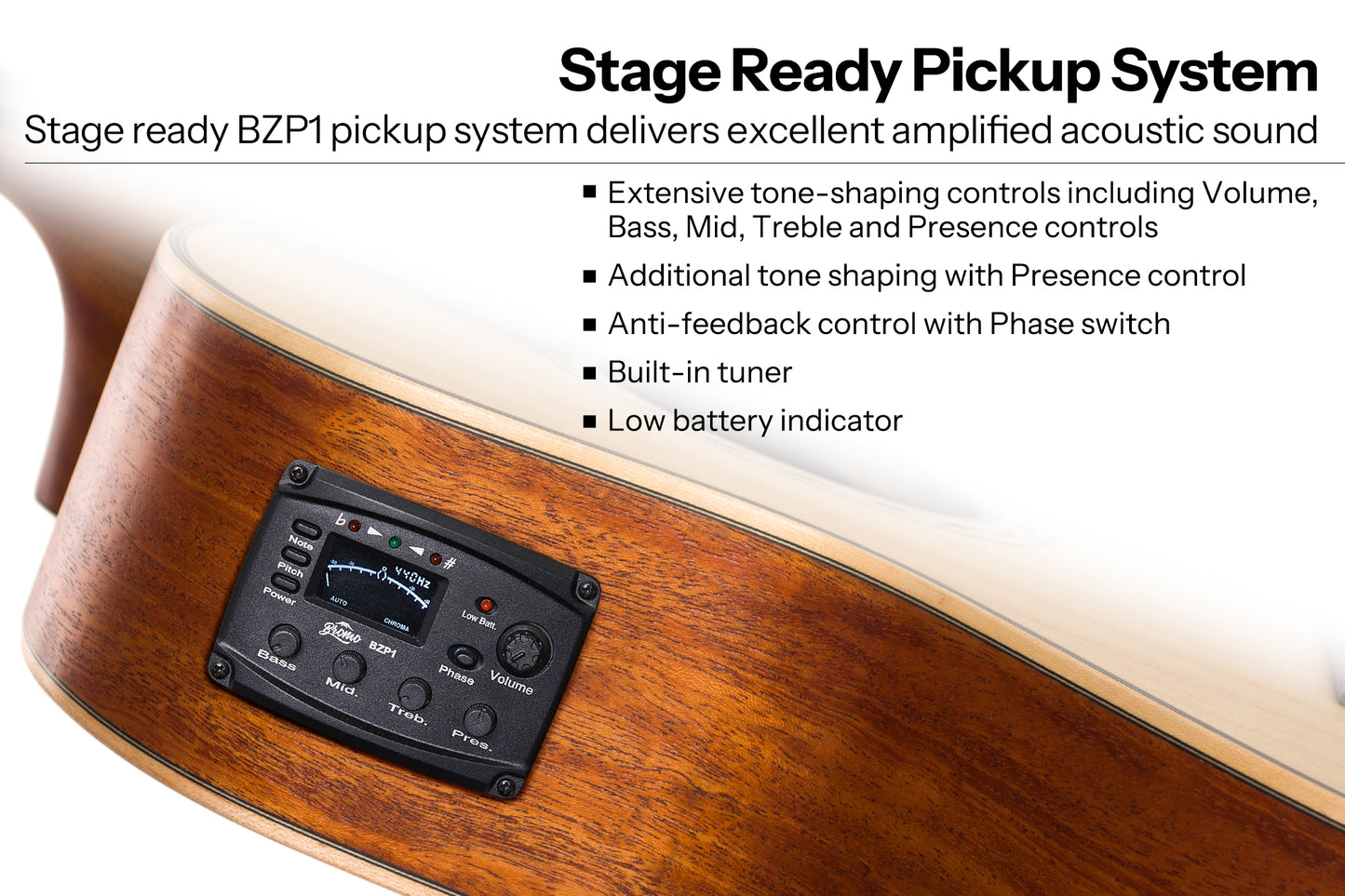 BAT4CE Bromo Guitars Tahoma Series