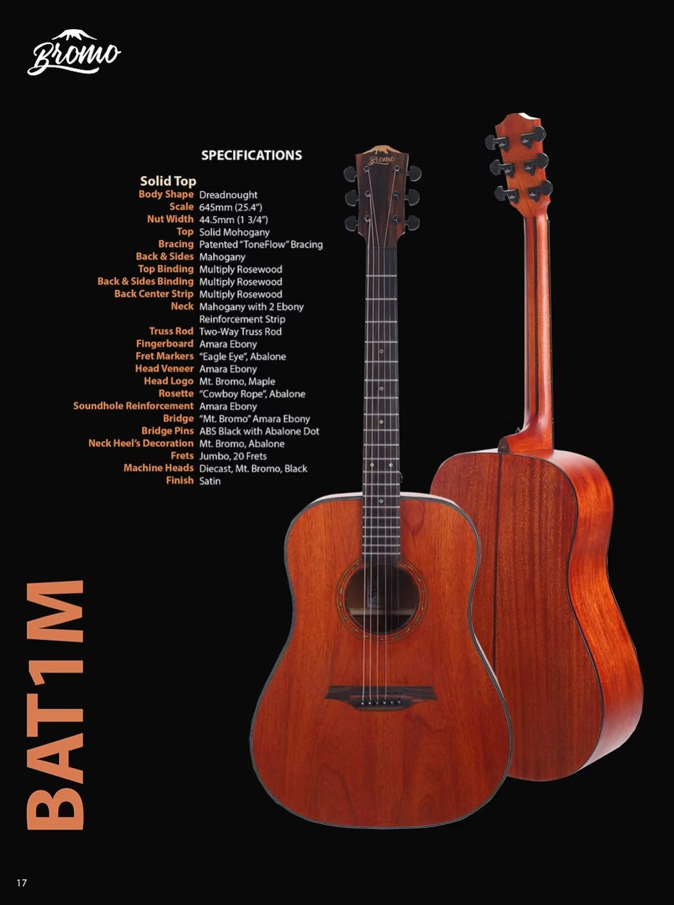 BAT1M Bromo Guitars Tahoma Series